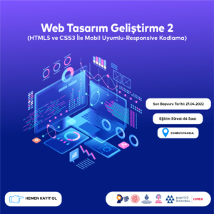 Web Tasarım Geliştirme 2 (HTML5 ve CSS3 İle Mobil Uyumlu-Responsive Kodlama) @ Zemin İstanbul